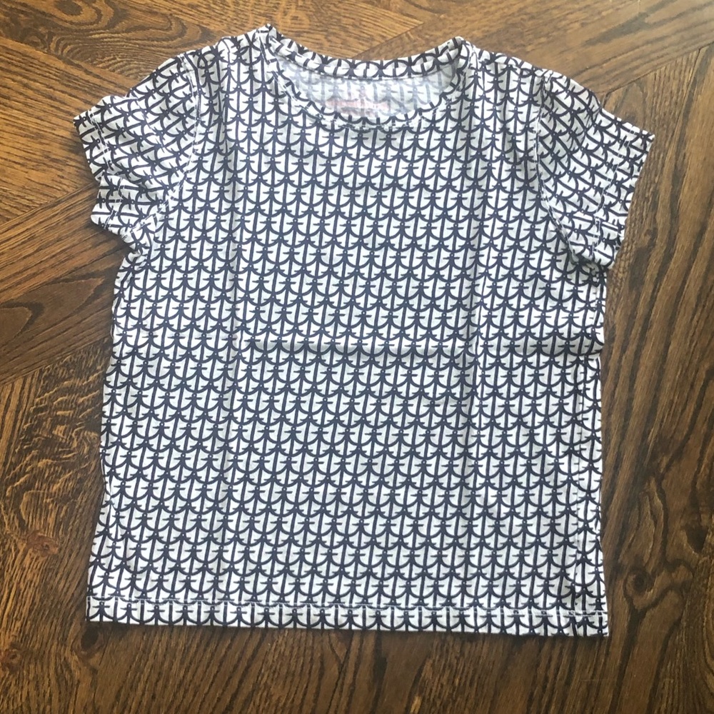 Vineyard Vines Girls Anchor Shirt Sz S